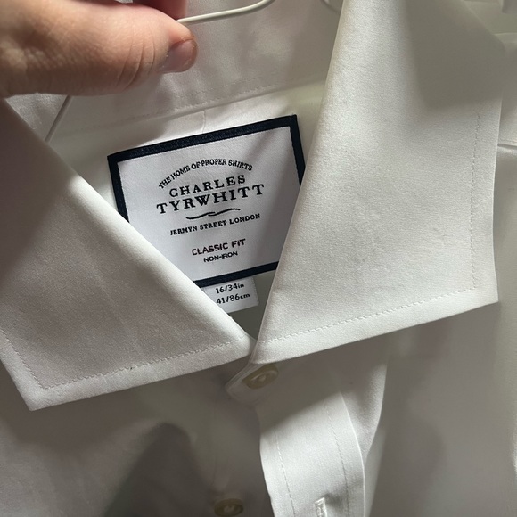 White mens french cuff shirts - Picture 4 of 4